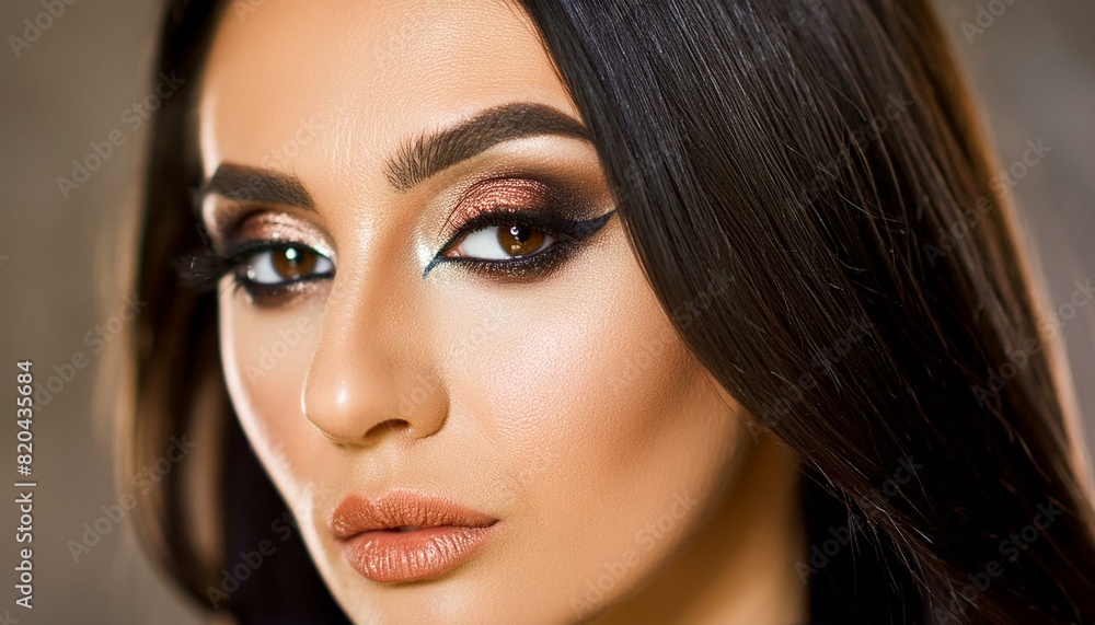 stunning woman with sharp features and earthy brown makeup, illuminated by dramatic and dynamic lighting very hot woman model and fashion designer beautiful pose stunning woman with sharp features and earthy brown makeup, illuminated by dramatic and dynamic lighting very hot woman model and fashion designer beautiful pose