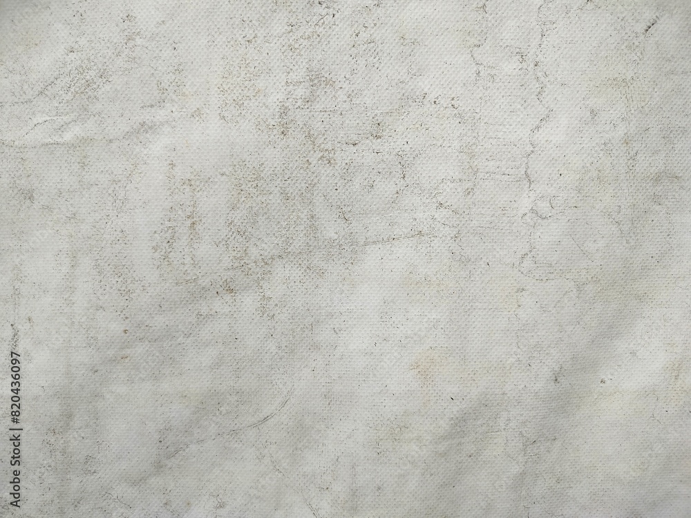 Fototapeta premium wrinkled white mat thread background. close up of clean linen texture - material sample. white abstract