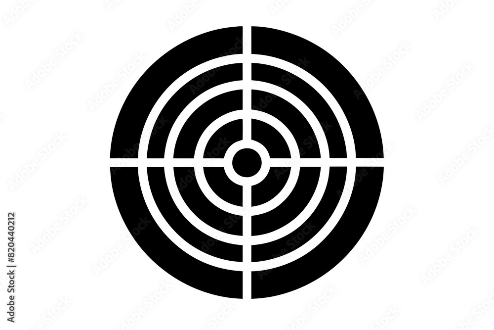 target icon vector silhouette illustration target icon vector silhouette illustration