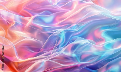 Wallpaper Mural Holographic color wrinkled pearlescent foil.  Holographic neon texture  background. design for pattern and wallpaper. Holiday, party, festive banner. Torontodigital.ca