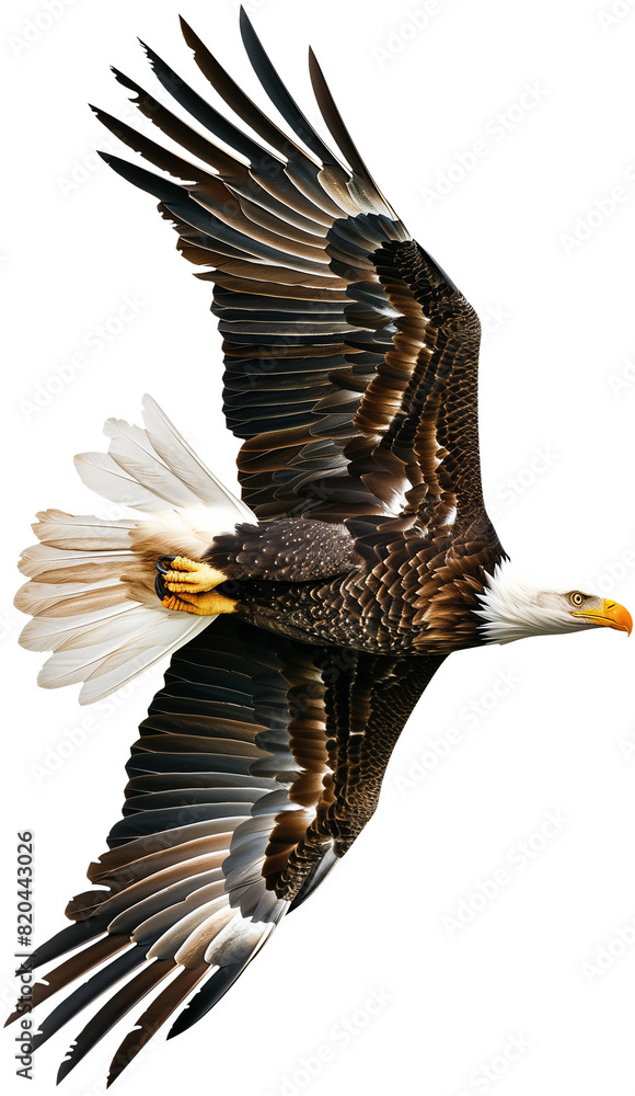 Fototapeta premium Bald Eagle in Flight