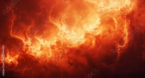 A close-up image of a moving fire  capturing the dynamic and intense nature of fire. The swirling fire pattern creates an atmosphere full of warmth and energy.