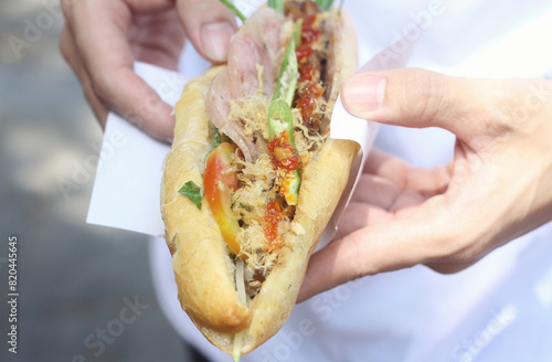 Banh mi Phuong in Hoi An ancient town, Vietnam photo