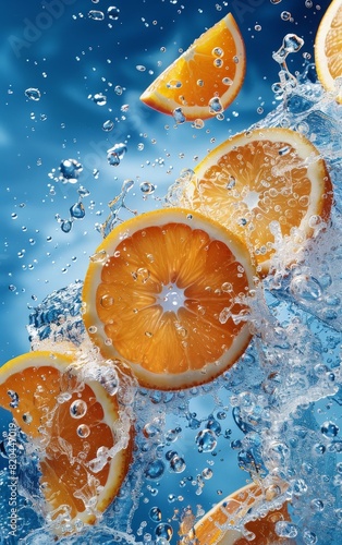 Refreshing image with orang...