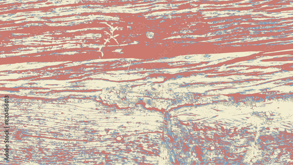 2-92c. Wood Surface Texture Effect - Illustration