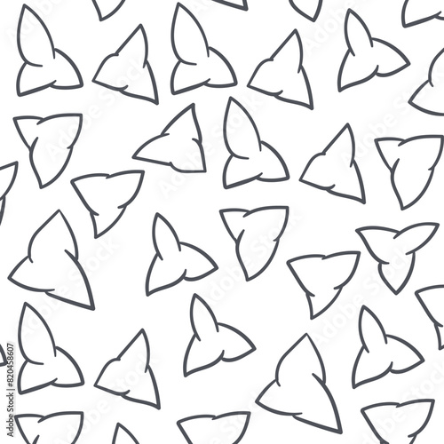 The plump, cartoonish shapes with sharp ends closely resemble small pillows or spores floating or frozen in the air.