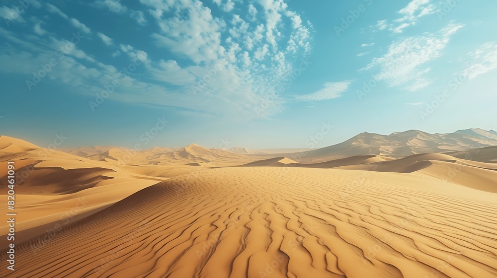 beautiful desert high definition and quality. Generative AI
