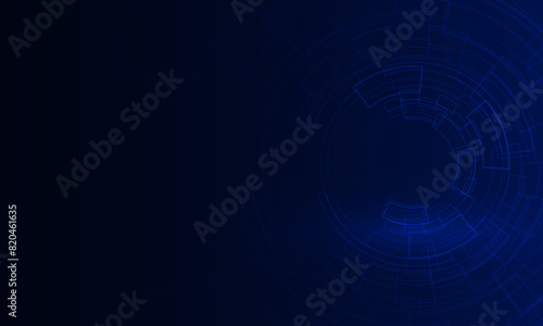 Abstract futuristic electronic circuit technology background. Hitech communication concept innovation background, vector design