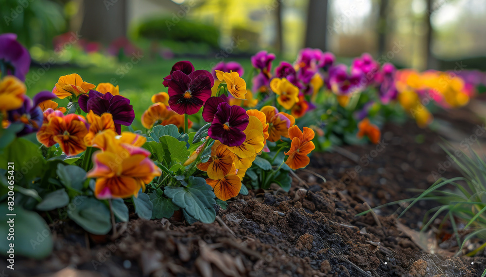 Tropical Hibiscus Garden, Showcase the vibrant colors and lush foliage of a tropical garden filled with hibiscus flowers
