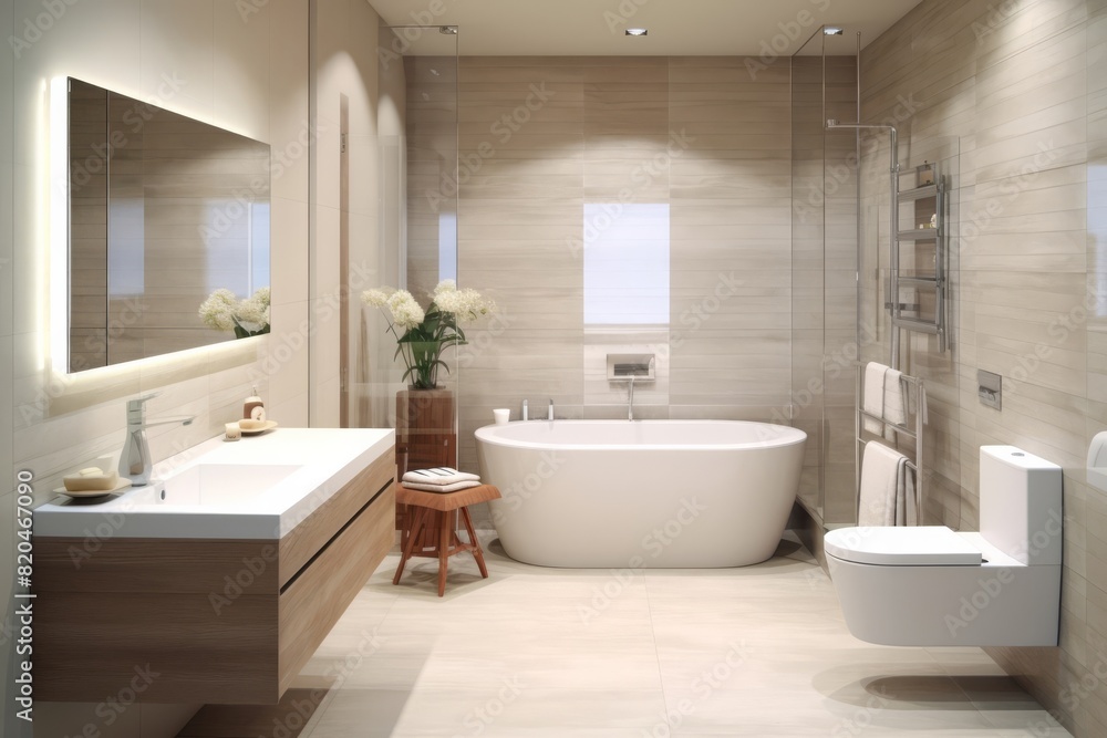 おしゃれなバスルーム