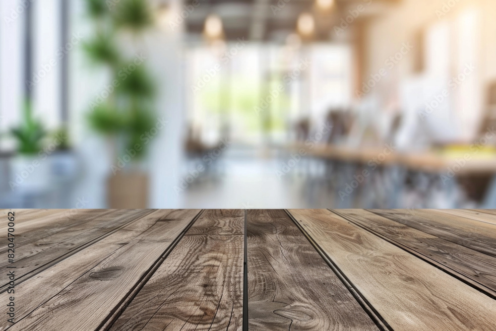 An office desk top with blurred background of office. Good for background An office desk top with blurred background of office. Good for background