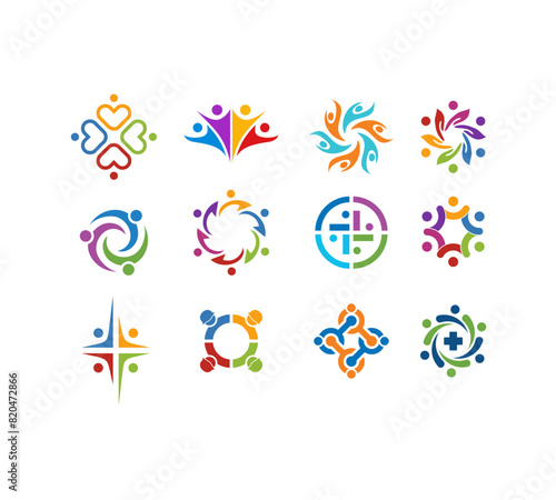PEOPLE COMMUNITY VECTOR LOGO 