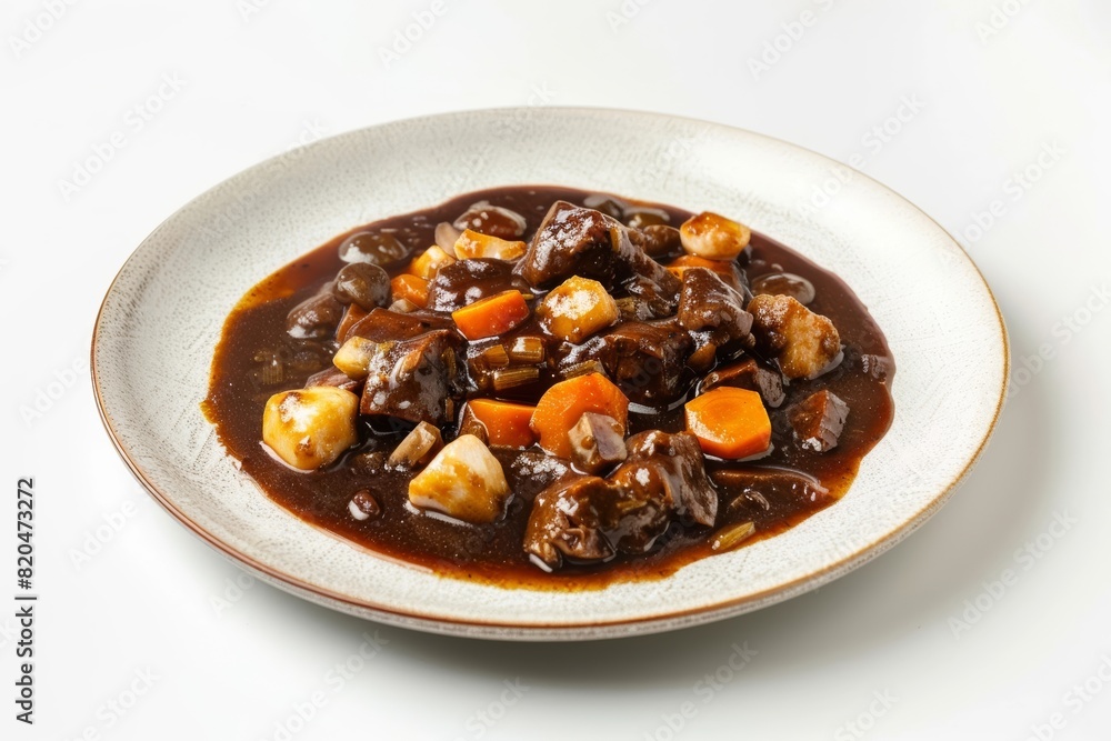 Flavorful Antelope Stew with Tender Meat and Savory Broth Flavorful Antelope Stew with Tender Meat and Savory Broth
