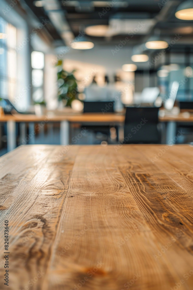 An office desk top with blurred background of office. Good for background An office desk top with blurred background of office. Good for background