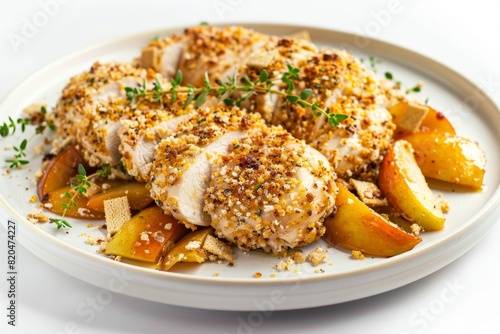 Gourmet Chicken and Caramelized Fuji Apples