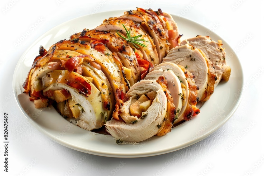 Apple and Pancetta Stuffed Turkey Roulade for Special Occasions Apple and Pancetta Stuffed Turkey Roulade for Special Occasions