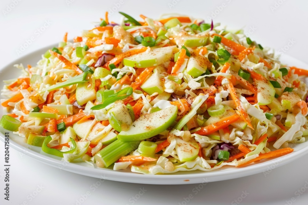 Delectable Apple Slaw with Perfectly Balanced Seasoning Delectable Apple Slaw with Perfectly Balanced Seasoning
