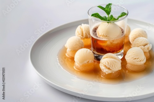 Sorbet and Scotch Soda Float: A Symphony for the Senses