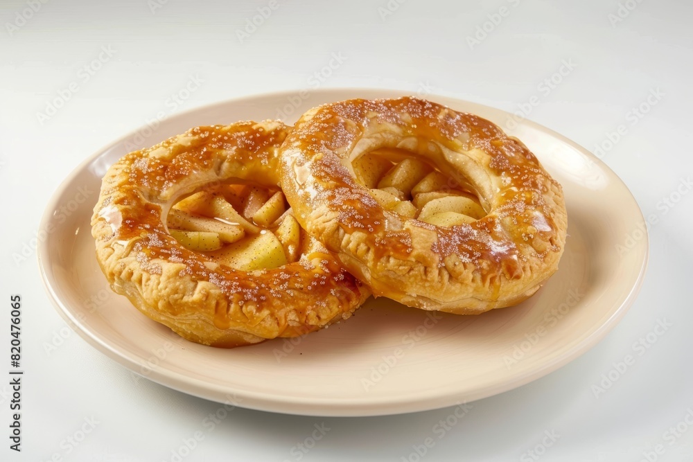Delectable Handmade Apple Ring Pies with Buttery Crust and Cinnamon Delectable Handmade Apple Ring Pies with Buttery Crust and Cinnamon