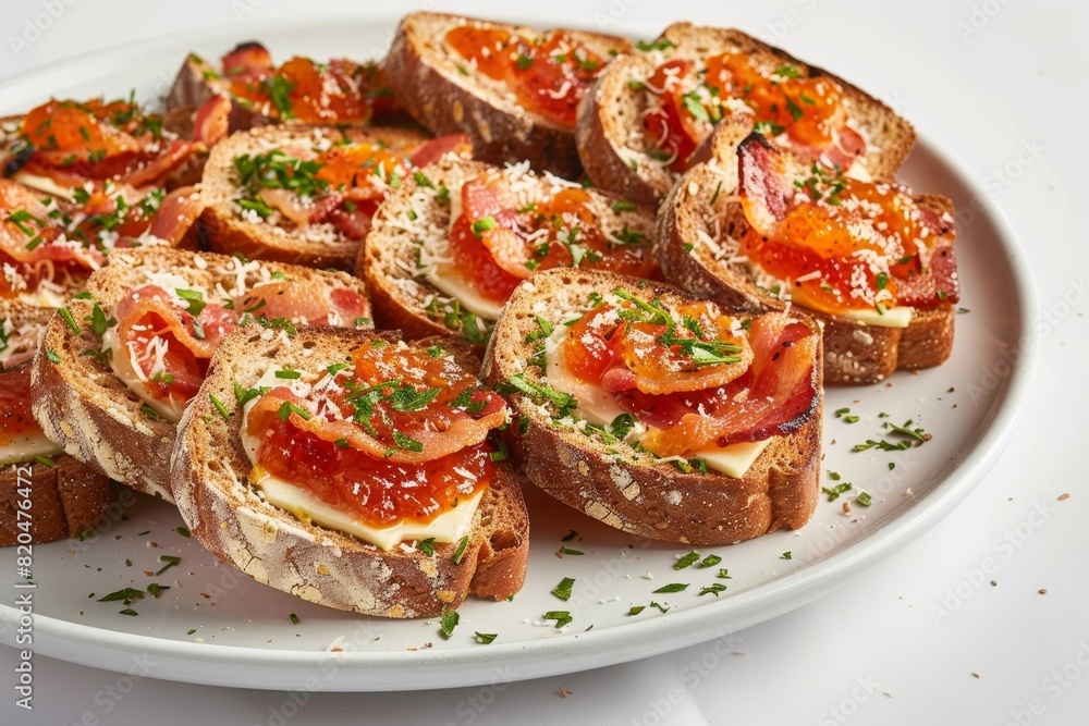 Mouthwatering Bacon and Apricot Jam Sandwiches with Parmesan Mouthwatering Bacon and Apricot Jam Sandwiches with Parmesan