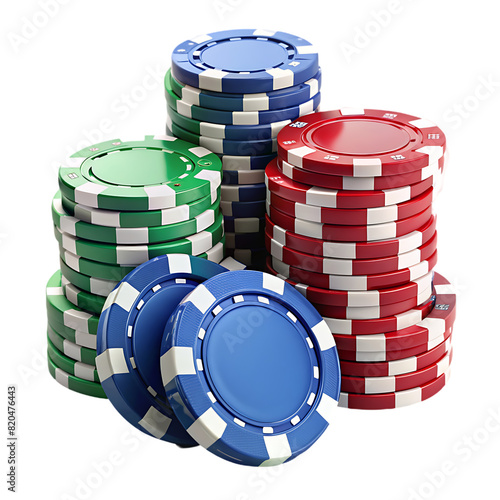 poker chips transparent background