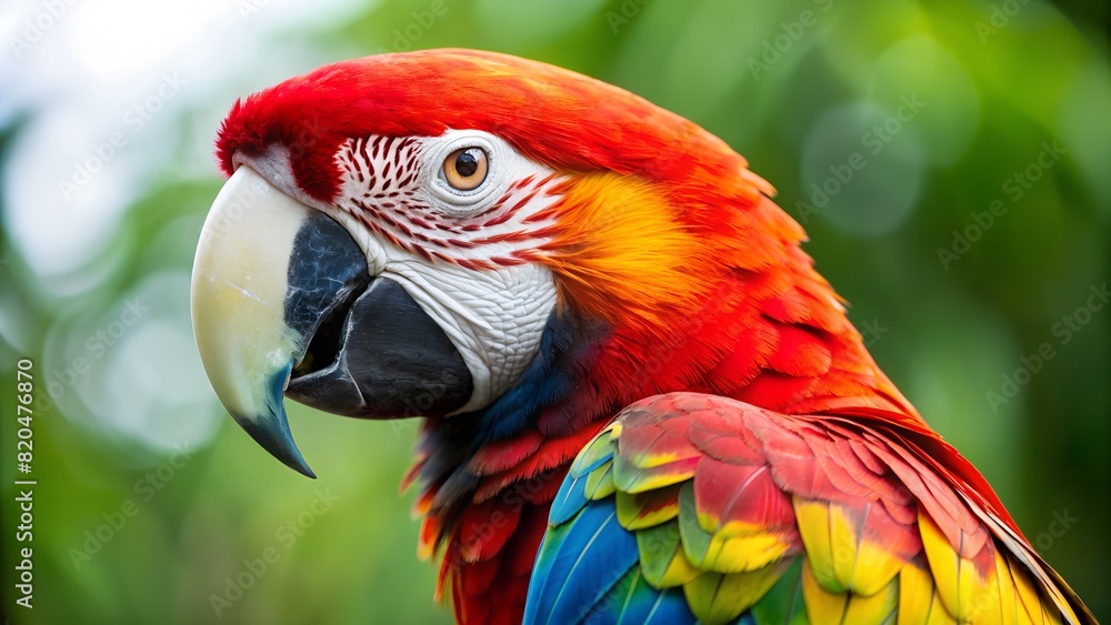 Fototapeta premium High-Quality Macaw Bird Illustration for Various Designs