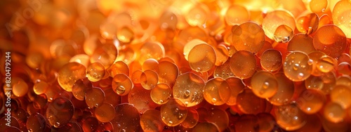Several orange circles which are scattered together to become a beautiful background.