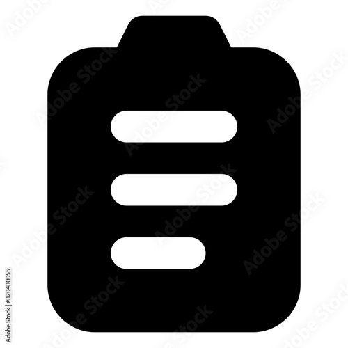 task assignment solid icon fat UI