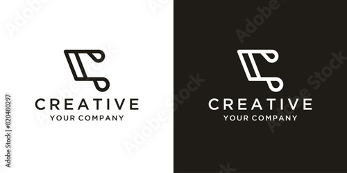 Letter C  music , tone logo design inspiration