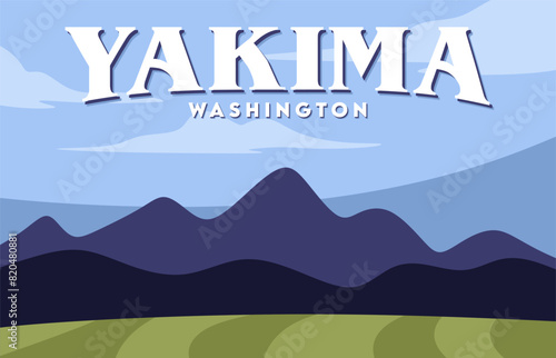 Yakima Washington with beautiful views photo