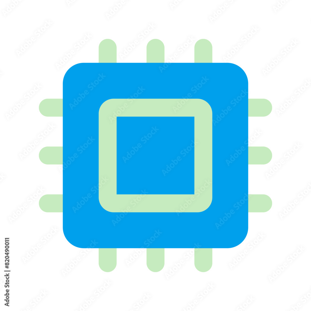 processor duo tone icon processor duo tone icon