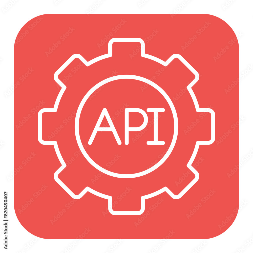 Application Programming Interface vector icon. Can be used for No Code iconset. Application Programming Interface vector icon. Can be used for No Code iconset.