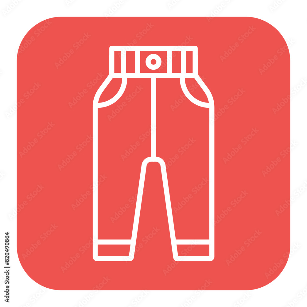 Sweatpants vector icon. Can be used for Comfort iconset. Sweatpants vector icon. Can be used for Comfort iconset.