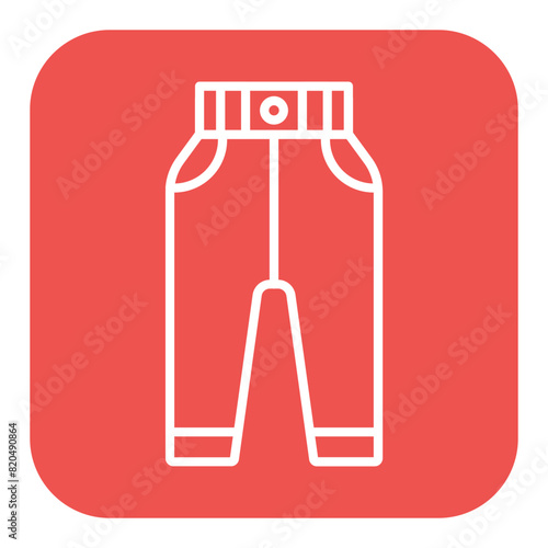 Sweatpants vector icon. Can be used for Comfort iconset.