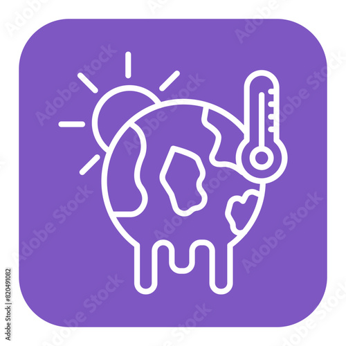 Warm vector icon. Can be used for Comfort iconset.