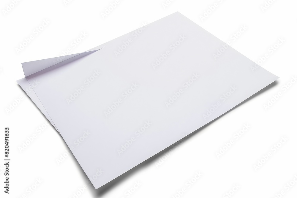 Paper Mockup on Isolated Background created with Generative AI Paper Mockup on Isolated Background created with Generative AI