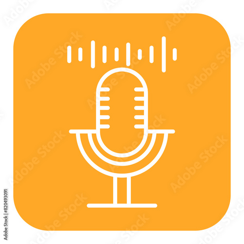 Voice Recorder vector icon. Can be used for Communication and Media iconset.