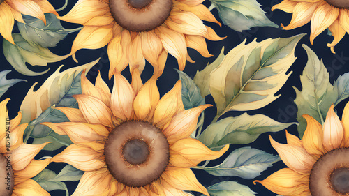 AI generated sunflower image
