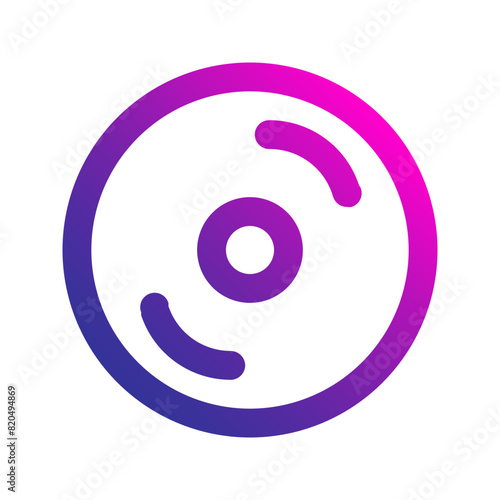 disk gradient icon