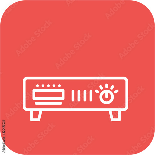 Amplifier vector icon. Can be used for Instrument iconset.