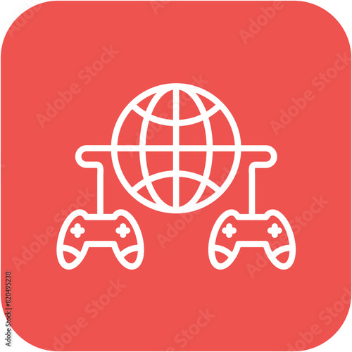 Multiplayer Games vector icon. Can be used for Bowling iconset.