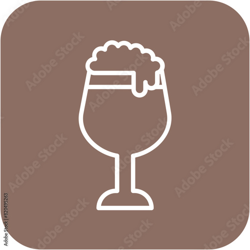 Craft Beer vector icon. Can be used for Bowling iconset.