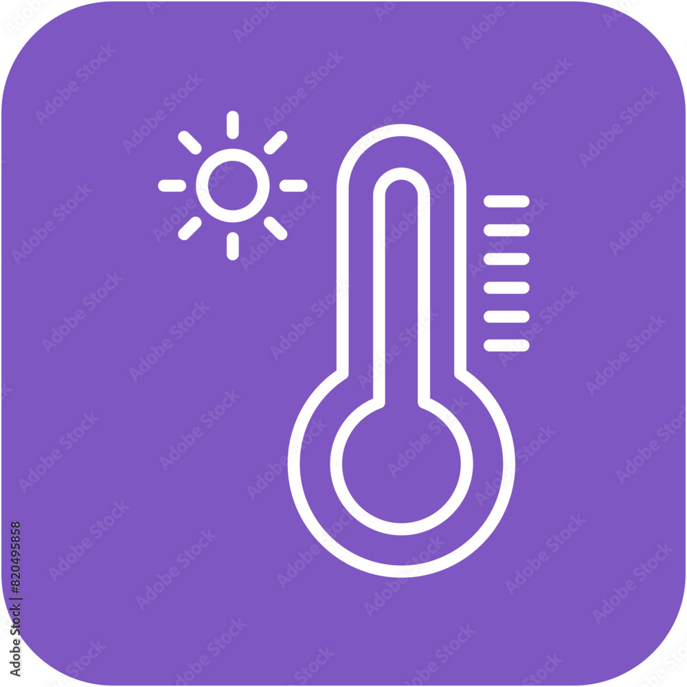 High Temperature vector icon. Can be used for Beach Resort iconset. High Temperature vector icon. Can be used for Beach Resort iconset.