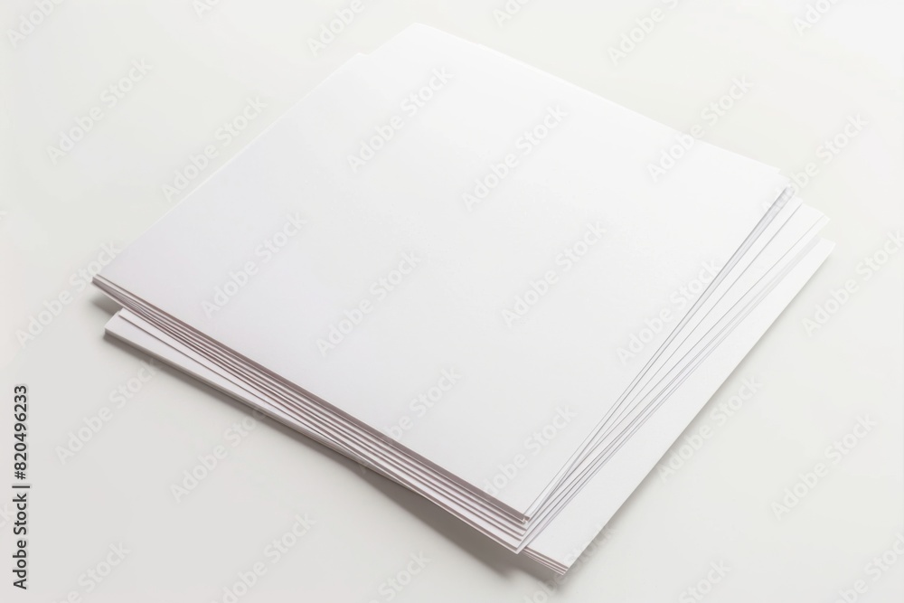 Paper Mockup on Isolated Background created with Generative AI Paper Mockup on Isolated Background created with Generative AI