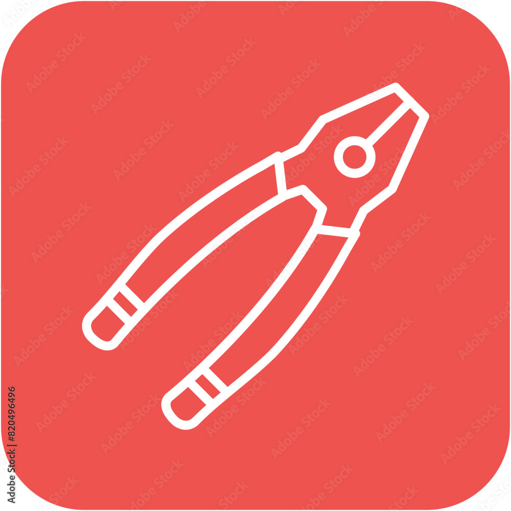 Plier vector icon. Can be used for Mettalurgy iconset. Plier vector icon. Can be used for Mettalurgy iconset.