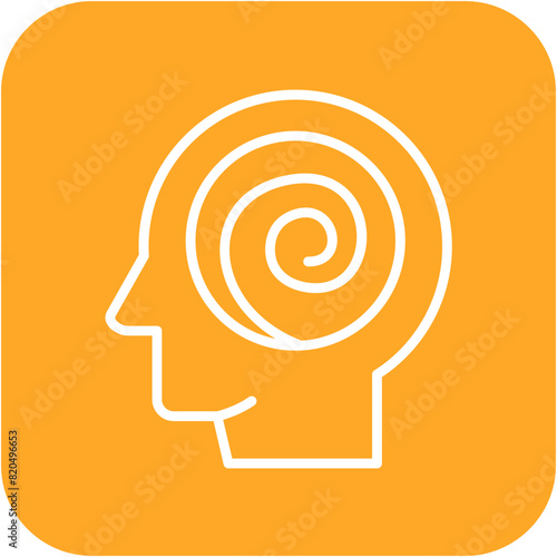 Hallucinations vector icon. Can be used for Psychology iconset.