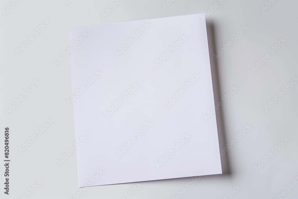Paper Mockup on Isolated Background created with Generative AI Paper Mockup on Isolated Background created with Generative AI