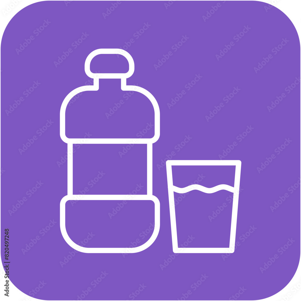Water vector icon. Can be used for Nutrition iconset. Water vector icon. Can be used for Nutrition iconset.