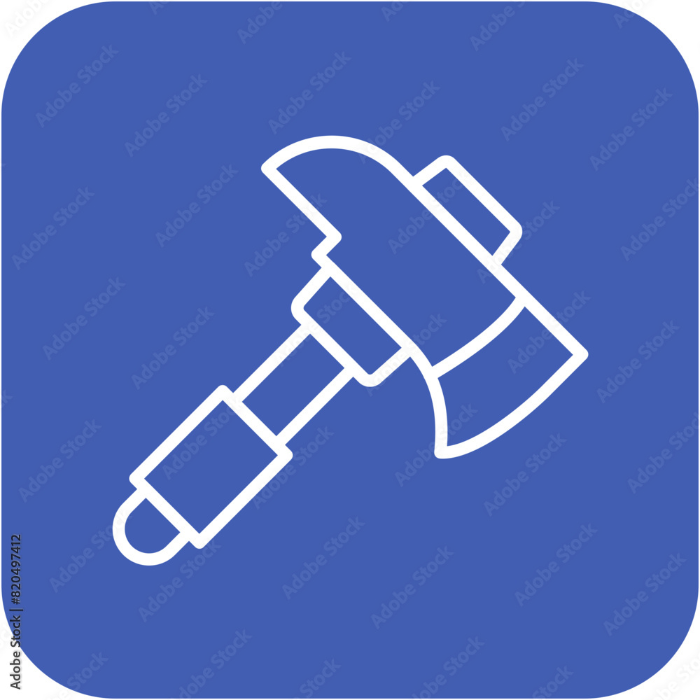 Small Axe vector icon. Can be used for Trekking iconset. Small Axe vector icon. Can be used for Trekking iconset.