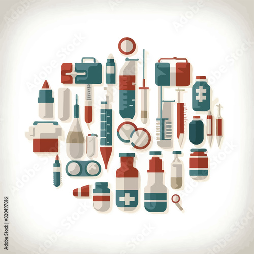 vector medical medicines tools icons nutritional, dentistry, cardiology, surgery, nanotechnology
